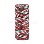 50M Segment Dyed Jute Cord, for Gift Wrapping, Party Decoration, FireBrick, 2mm, about 54.68 Yards(50m)/Roll(OCOR-Q060-02A-02)