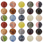 810Pcs 15 Styles Natural Mixed Gemstone Beads Sets, Round, 6~6.5mm, Hole: 0.8~1.2mm, 54pcs/style(G-ME0001-10)