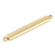 Ion Plating(IP) 304 Stainless Steel Connector Charms, Manual Polishing, Rectangle Links, Real 18K Gold Plated, 5x36.5x2mm, Hole: 1.8mm(STAS-P366-94G)