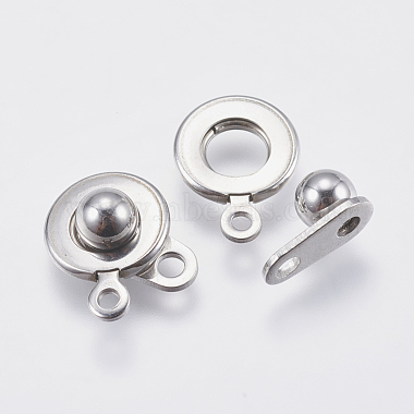 201 Stainless Steel Snap Clasps(STAS-F139-082P)-2