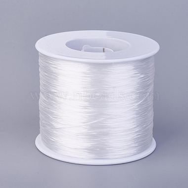 0.3mm White Elastic Fibre Thread & Cord