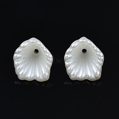 Bouchons de perle de fleur de perle d'imitation en plastique abs(KY-T023-037)-2