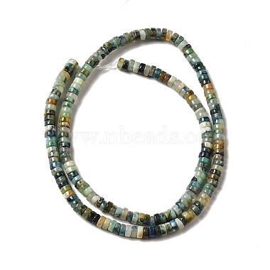 Natural Chrysocolla and Lapis Lazuli Beads Strands(G-P444-07A)-3