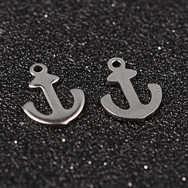 Stainless Steel Color Anchor & Helm Stainless Steel Charms