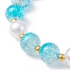 Glass Round Beaded Stretch Bracelet(BJEW-JB09776-02)-4