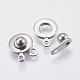 201 Stainless Steel Snap Clasps(STAS-F139-082P)-2