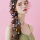 24Pcs Alloy Enamel & Iron Braiding Hair Pendants Decoration Clips(PALLOY-AB00051)-6