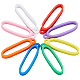 32Pcs 8 Colors Silicone Pendant(FIND-GF0005-87A)-1