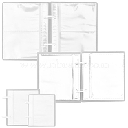 2 Sets 2 Styles 4/6 Inch PP Loose Leaf Photo Albums, Rectangle Card Storage Albums, Holds up to 100/50 Photos, Clear, 150~175x135~150x10mm, 1 set/style(AJEW-FH0003-97)
