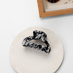 Acrylic Large Claw Hair Clips for Thick Hair, Black, 82mm(PW23031316126)