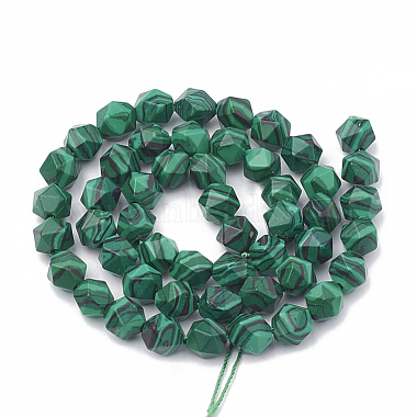 Synthetic Malachite Beads Strands(G-S332-6mm-002)-3