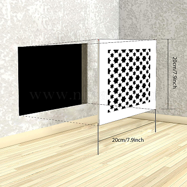 cache-aération en acrylique pour mur ou plafond(AJEW-WH0417-002)-2
