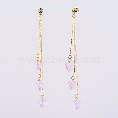Stud Earrings & Pendant Necklaces Sets(SJEW-JS01075-01)-7