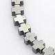Electroplate Non-magnetic Synthetic Hematite Beads Strands(G-J211-01)-1