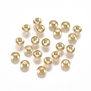 304 Stainless Steel Bead Caps, Apetalous, Golden, 4x1.5mm, Hole: 0.8mm(X-STAS-L234-134G)