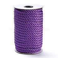 Nylon Thread, for Home Decorate, Upholstery, Curtain Tieback, Honor Cord, Blue Violet, 8mm, 20m/roll(X-NWIR-E027-14A-11)