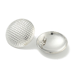 Non-Tarnish Flat Round 304 Stainless Steel Stud Earrings for Women, Stainless Steel Color, 23mm(EJEW-G400-34P)