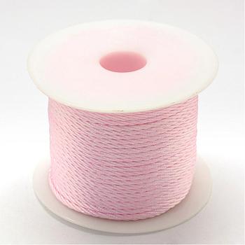 Nylon Thread, Pearl Pink, 1.0mm, about 49.21 yards(45m)/roll