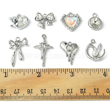 18Pcs 8 Styles Alloy Glass & Resin Pendants(DIY-FS0005-35)-5