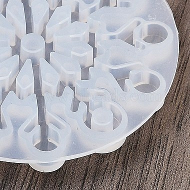 Christmas Snowflake DIY Silicone Pendant Molds(DIY-A054-01E)-5