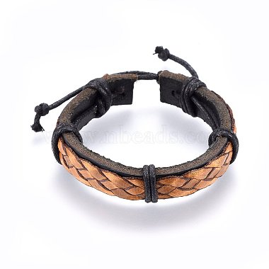 Braided Leather Cord Bracelets(BJEW-F347-12)-2