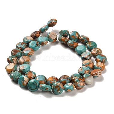 Synthetic Regalite/Imperial Jasper/Sea Sediment Jasper Beads Strands(G-F765-M02-01)-3