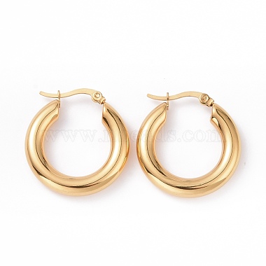 Ring 304 Stainless Steel Earrings