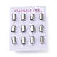 304 Stainless Steel Stud Earrings(EJEW-C099-21P)-1