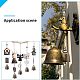 Retro Iron Bell Pendants(IFIN-NB0001-28)-7