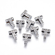 Alloy Initial Slide Charms with Grade A Rhinestones(ALRI-R032-T-FF)-1