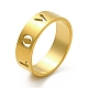 Ионное покрытие (ip) 201 кольцо на палец из нержавеющей стали(RJEW-G278-23G)-1