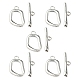Alloy Toggle Clasps(PALLOY-YW0002-22MS)-1