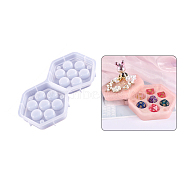 DIY Silicone Storage Molds, Resin Casting Molds, Clay Craft Mold Tools, Hexagon, 234x133x24mm(WG27049-20)