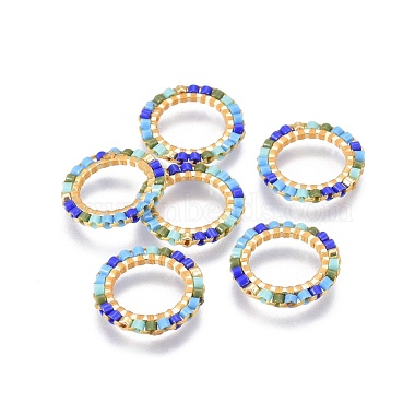 15mm Colorful Ring Glass Links