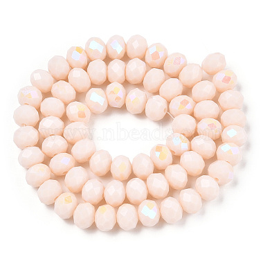galvanoplastie opaques couleur unie perles de verre brins(EGLA-A034-P8mm-L20)-3