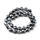 Synthetic Non-Magnetic Hematite Beads Strands(G-H303-B25)-2
