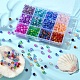 840Pcs 12 Colors Spray Painted Crackle Glass Beads(CCG-YW0001-11)-4