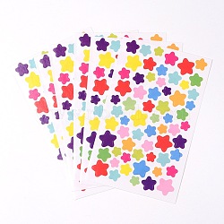 Star Pattern DIY Cloth Picture Stickers, Mixed Color, 15x9.4cm, about 6pcs/bag(AJEW-L053-03)
