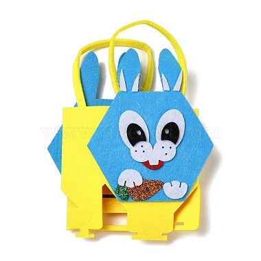 sac de bonbons lapin de Pâques en tissus non tissés(ABAG-P010-A03)-2