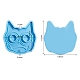 Owl Shape Food Grade DIY Silicone Pendant Molds(SIL-CJC0001-02)-2
