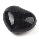 Synthetic Blue Goldstone Love Heart Stone(G-I367-03K)-2