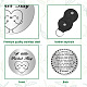 1pc 201 pièces commémoratives en acier inoxydable(AJEW-CN0001-99D)-3