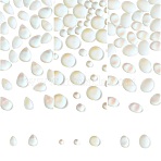 140Pcs 7 Styles Glass Cabochons, Nail Art Decoration Accessories, Half Round & Teardrop & Oval, Mixed Shapes, 2.5~8x2.5~6x1.5~3.5mm, 20pcs/style(MRMJ-CJ0001-24)