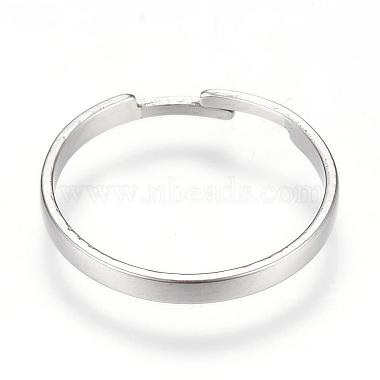 Adjustable 304 Stainless Steel Finger Ring Settings(MAK-R012-10)-2