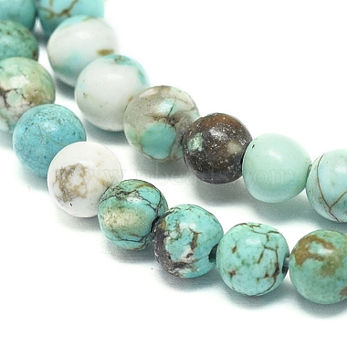 Natural Howlite Beads Strands(X-G-L555-02-6mm)-3