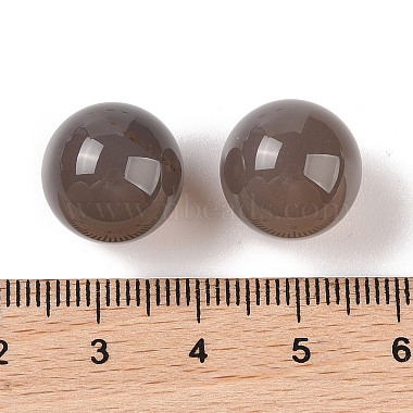 Natural Grey Agate No Hole Sphere Beads(G-K353-04C-06)-3