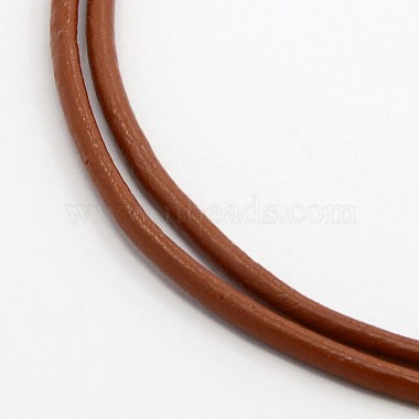 Leather Cord Necklace Making(MAK-F002-11)-2