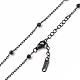 304 Stainless Steel Satellite Chain Necklace for Men Women(NJEW-K245-011E)-2