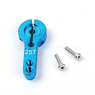 Aluminum Alloy Suspension Frame with Iron Screw, Remote Control Car Accessories, Deep Sky Blue, 34.5x14.5x6mm, Hole: 2.5mm, Screw: 10x4mm, 2pcs(AJEW-WH0181-95C)