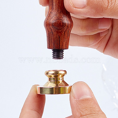 DIY Wood Wax Seal Stamp(AJEW-WH0130-078)-4